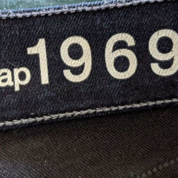 3/25$ Gap 1969 Legging Jean 27 4 Dark Wash Jeans - Picture 5 of 5
